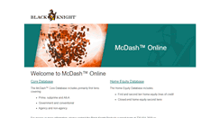 Desktop Screenshot of mcdashonline.com