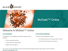 Tablet Screenshot of mcdashonline.com